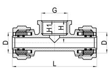   Внутренний тройник C×FI, HS210-013