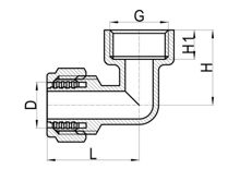 Внутренний отвод C×FI, HS230-005